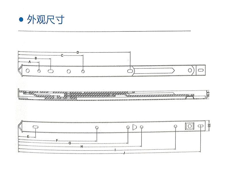 方槽重型不锈钢铰链