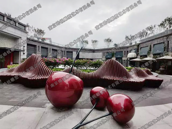 櫻桃雕塑