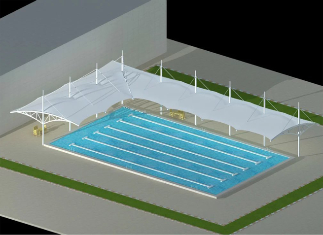 四川游泳池膜结构