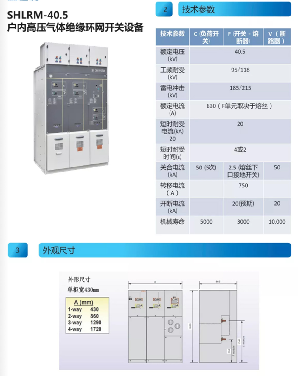 SHLRM-40.5固体绝缘柜