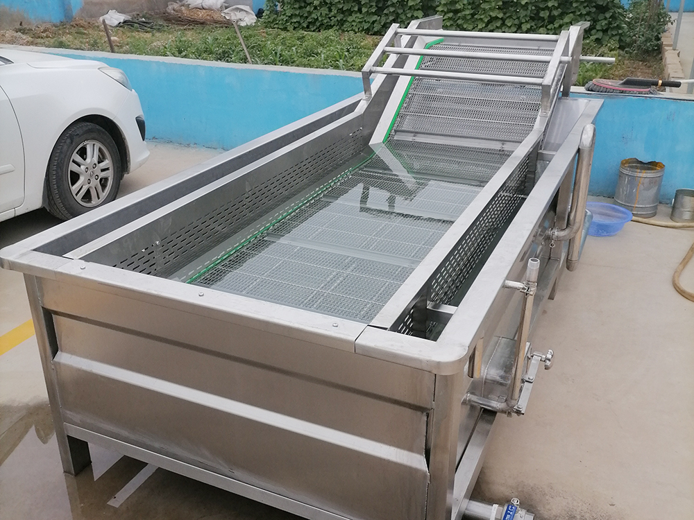 气泡蔬菜清洗机的工作原理