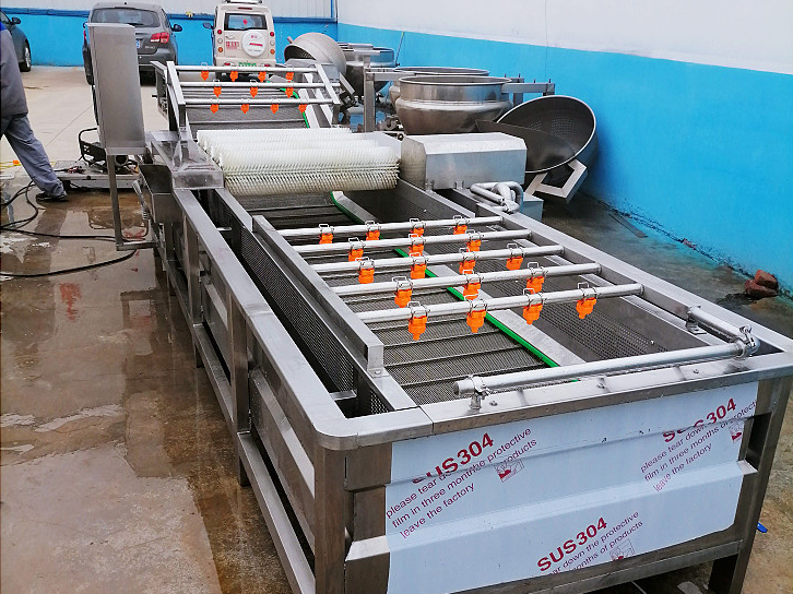 气泡蔬菜清洗机的工作原理