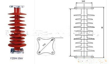 支柱绝缘子ZSW10-126/8-3