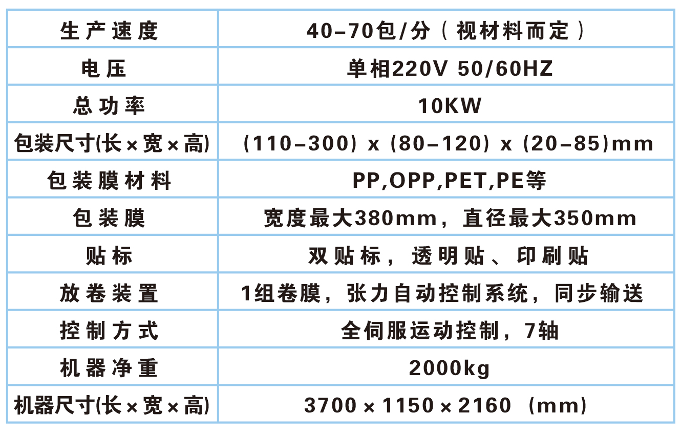 DH-DB600全自动往复式湿巾包装机