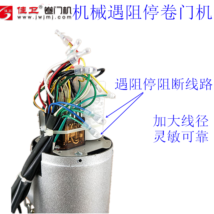 遇阻停卷门机