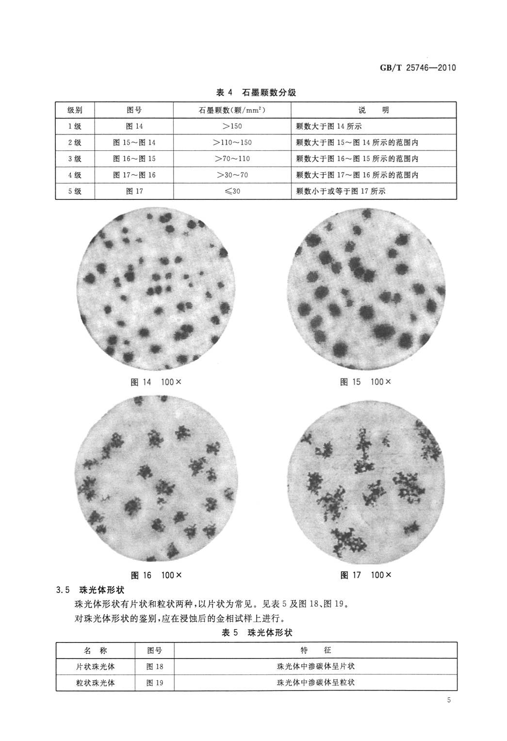 GBT25746-2010可锻铸铁金相检验