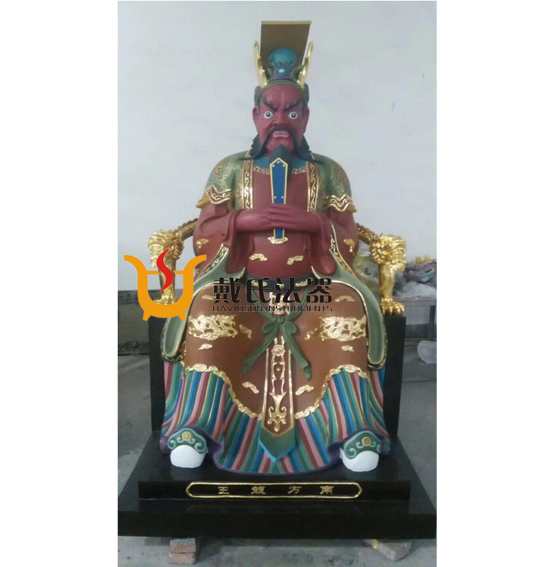 純銅龍王神像雕塑