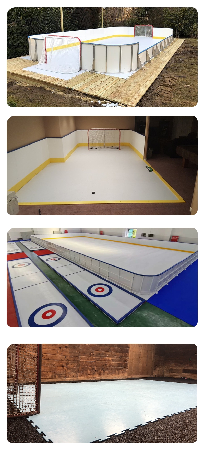 UHMWPE Synthetic Ice Rink