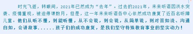 未来听障儿童听力语言康复中心又双叒叕一批听障孩子成功康复毕业