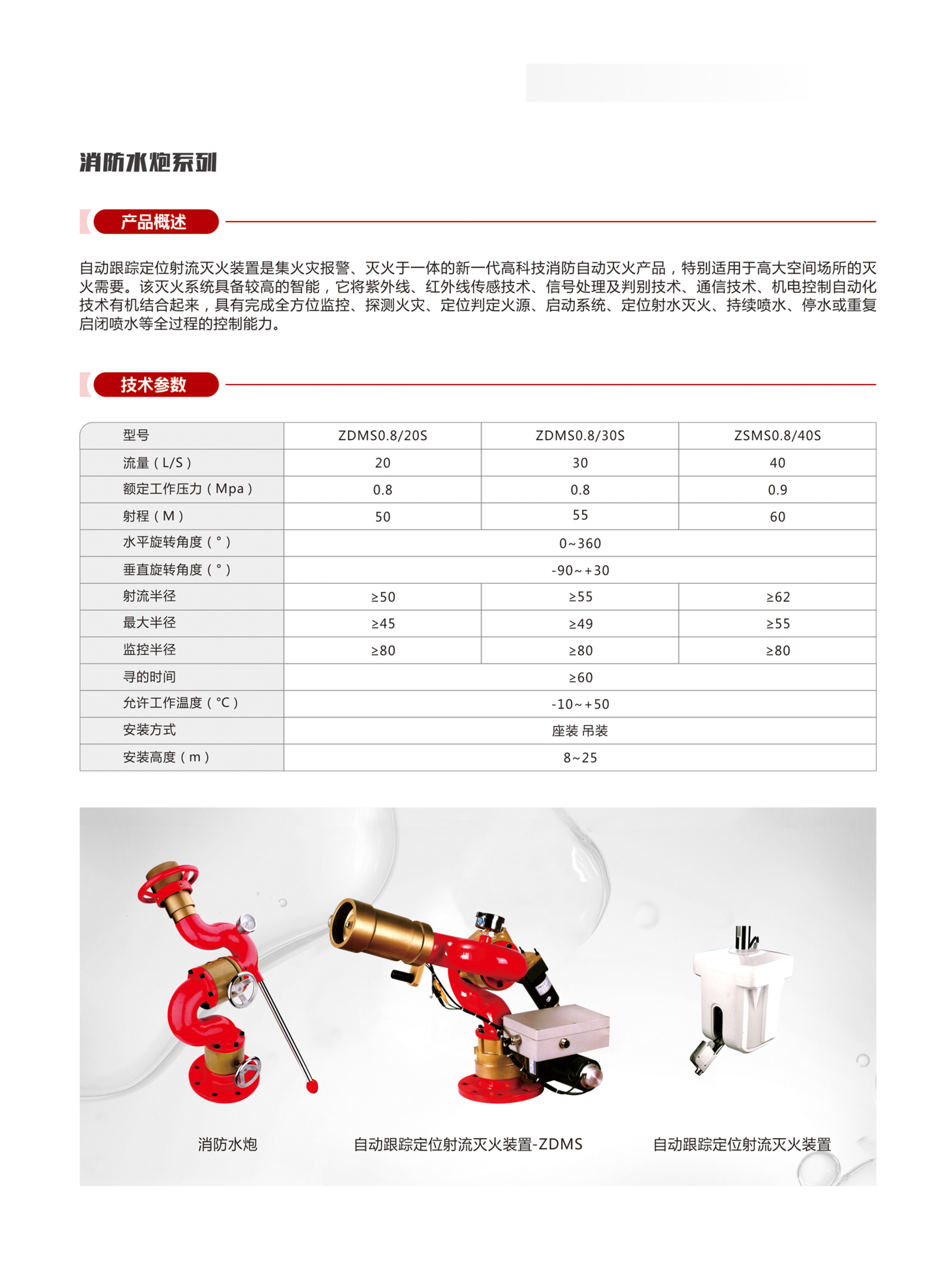 自动跟踪定位射流灭火装置ZDMS