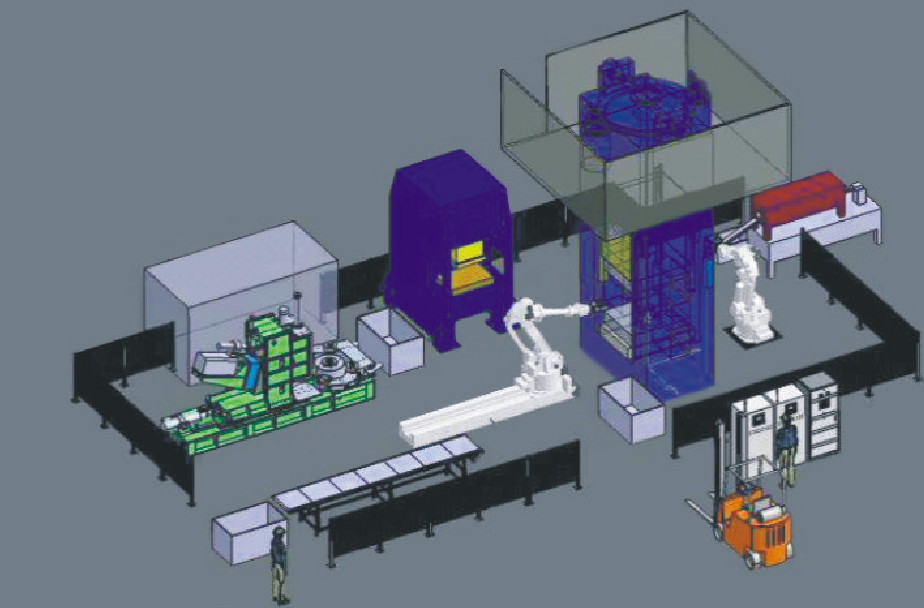 環(huán)件自動鍛造生產(chǎn)線
