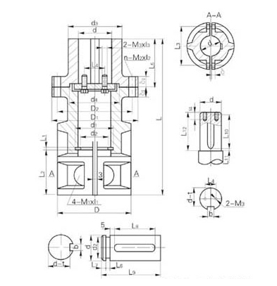 SF型三分式联轴器（SB90-353）详细介绍