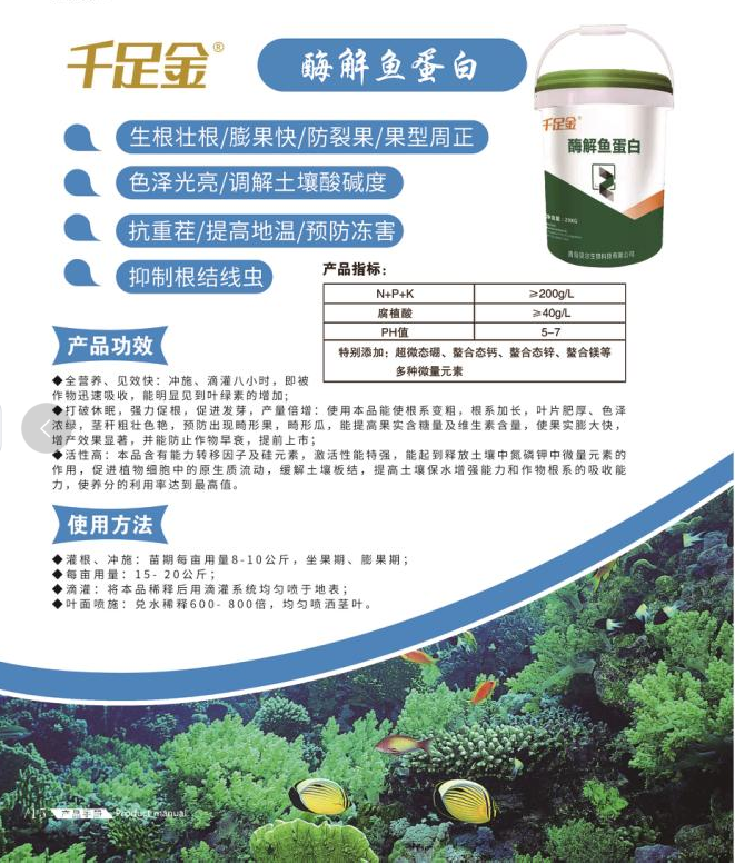 千足金酶解鱼蛋白