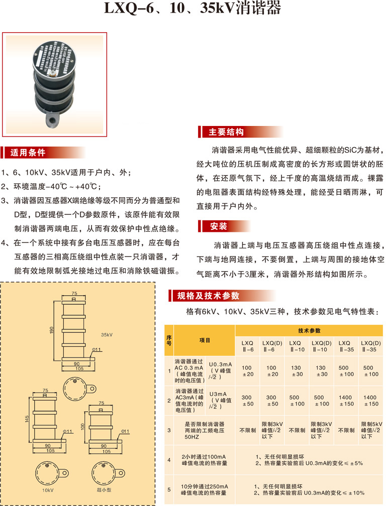 LXQ-6、10、35kV