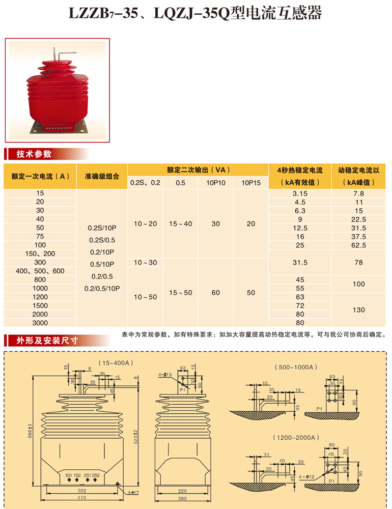 LZZB7-35、LQZJ-35Q