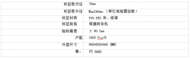 光缆对折贴标机