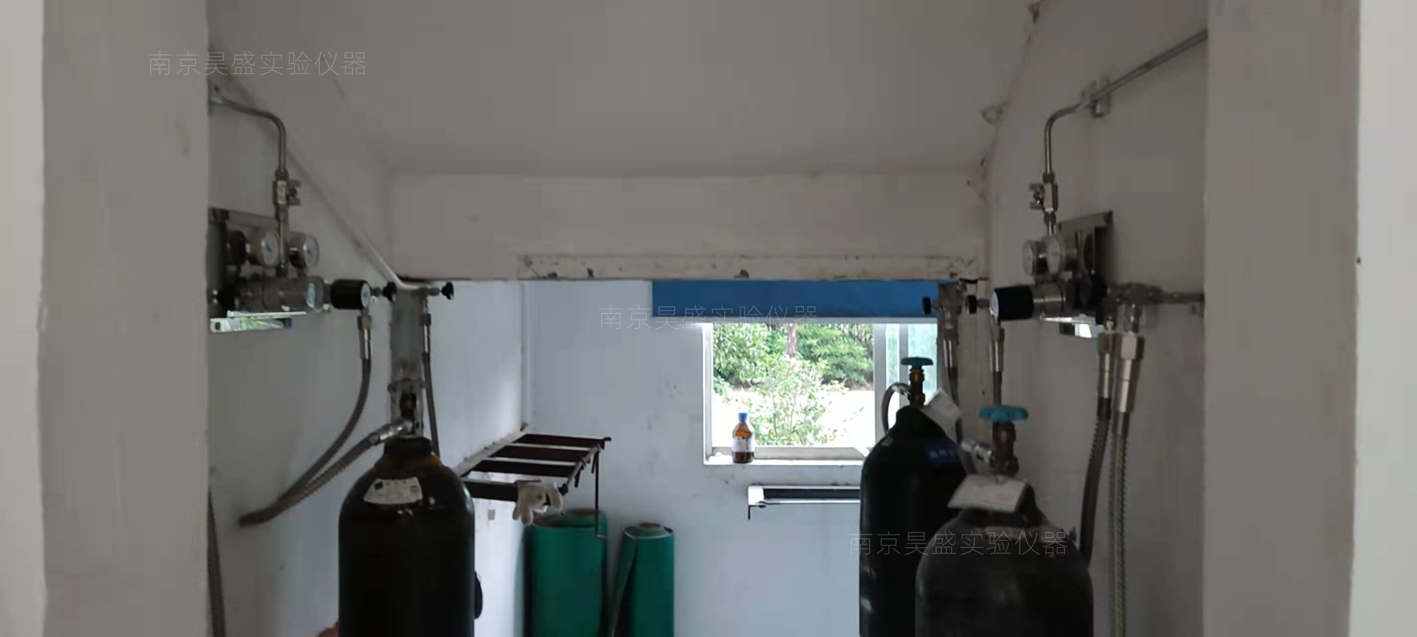 扬州联博药业气相室，空气和氮气管道