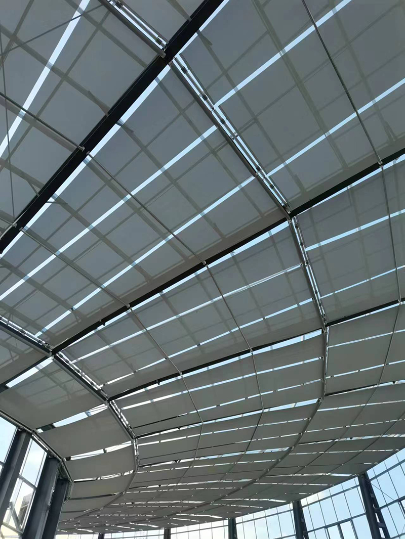 湖北恩施现代农业展示厅1700平方遮阳帘项目