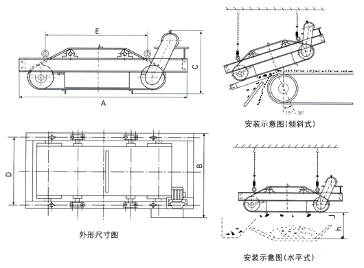 电磁自卸除铁器