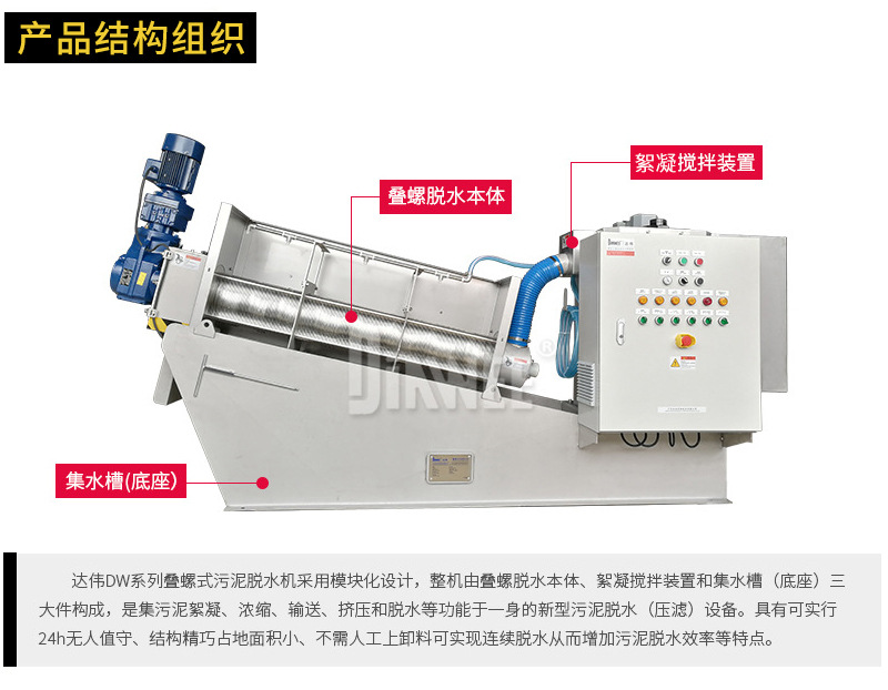 叠螺式污泥脱水机