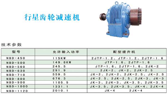 行星齿轮减速机