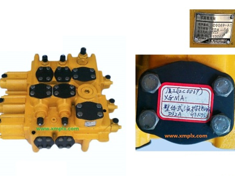 XGMA XG955/XG956/XG958 Triple multi way valve 12C0069、D32A-16、CAT-YD32.3