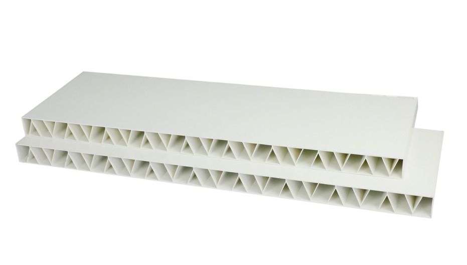 PVC中空板（直边直筋）