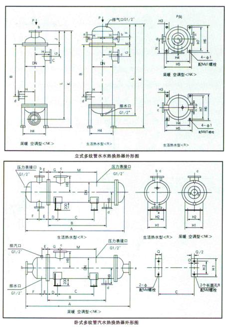 WLD-D多紋管式換熱器及機組