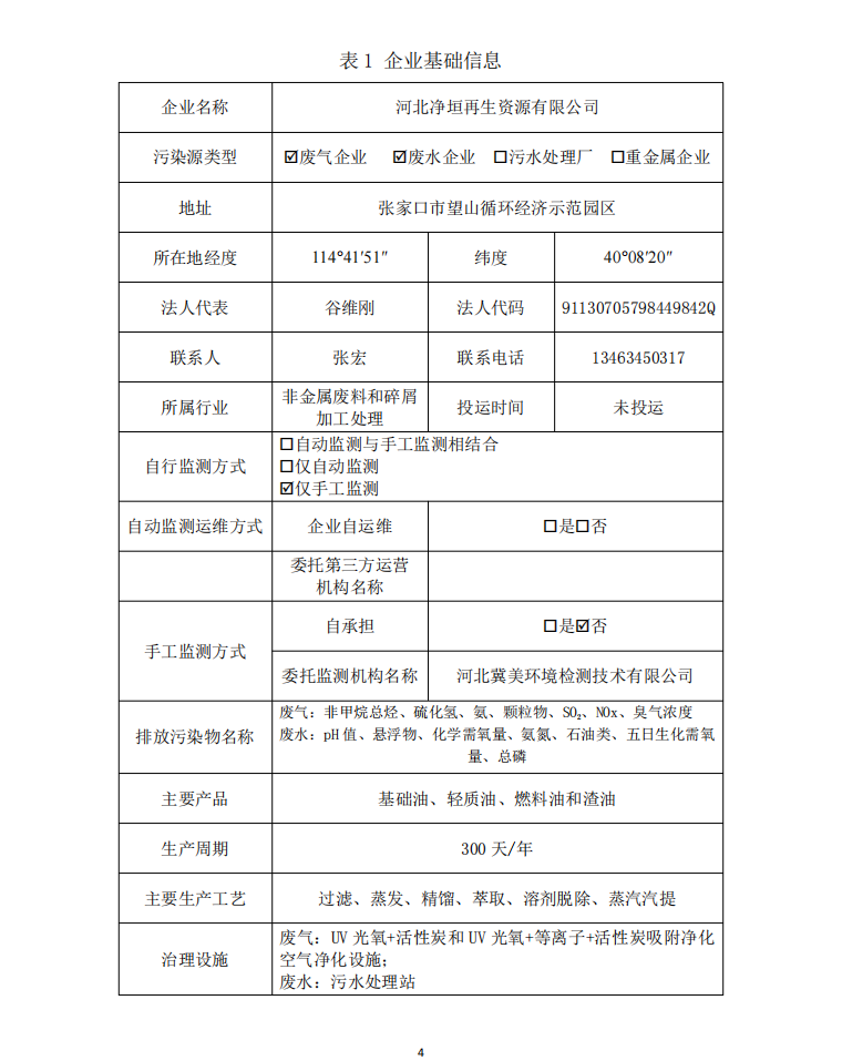 河北净垣再生资源有限公司