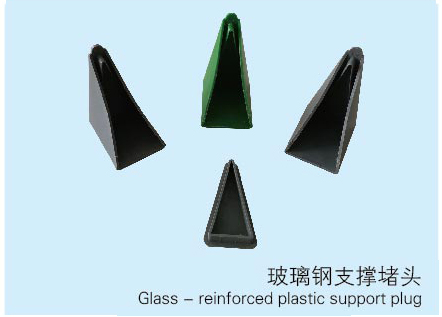 Fiberglass support plug