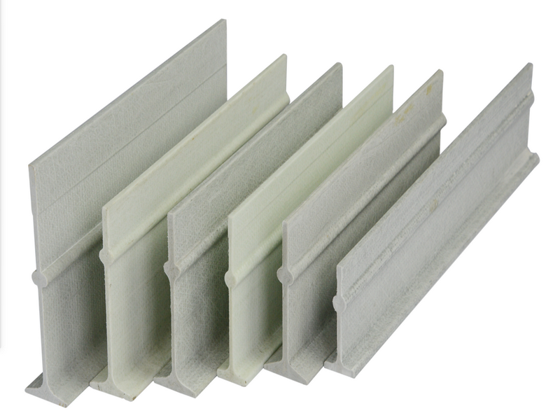 T-shaped fiberglass support series