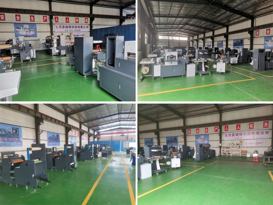 Self-adhesive die cutting machine