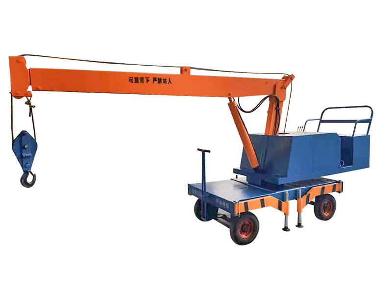 1T电动液压旋转吊车