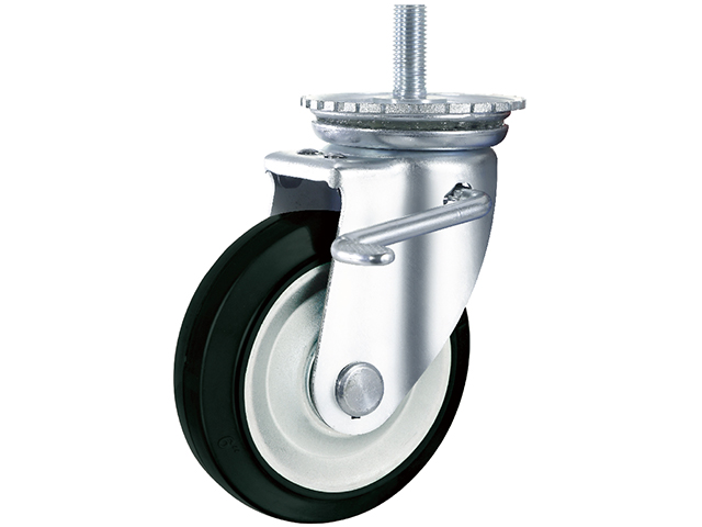 Japanese medium and heavy steel core elastic rubber wheels