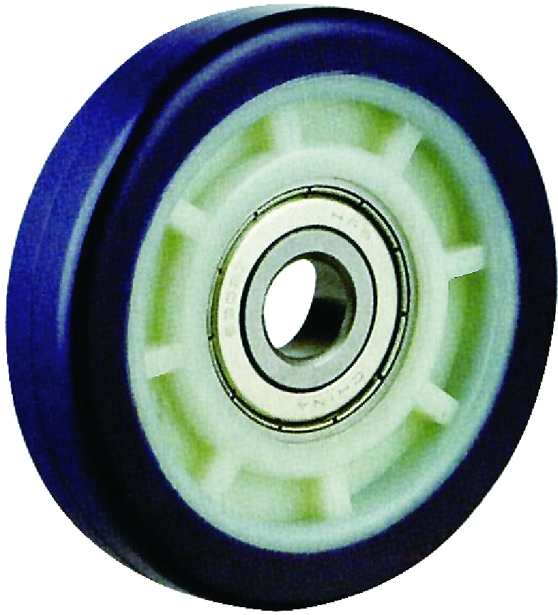 Airport baggage conveyor pulley
