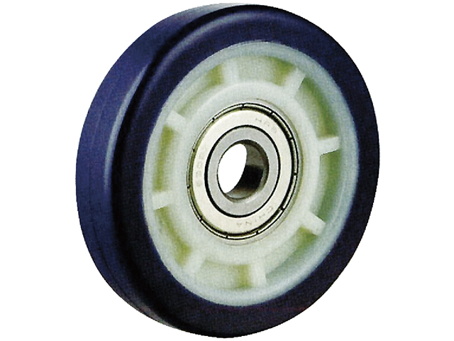 Airport baggage conveyor pulley