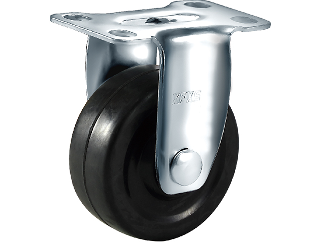 American light black rubber wheels