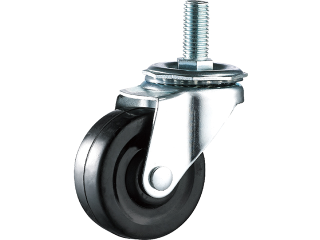 American light black rubber wheels