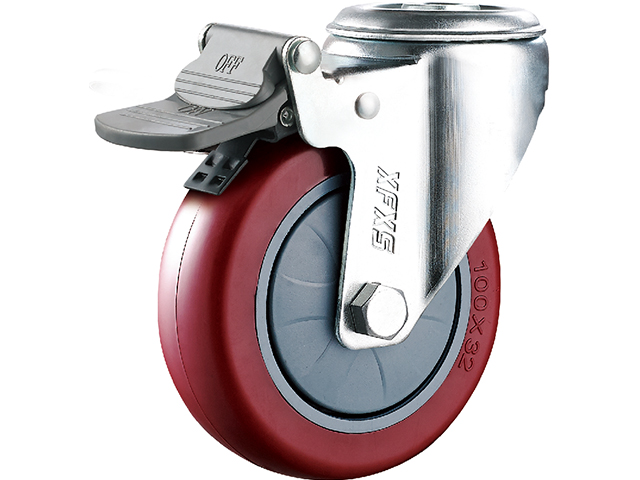 American style medium-sized plastic core polyurethane wheel