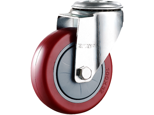 American style medium-sized plastic core polyurethane wheel