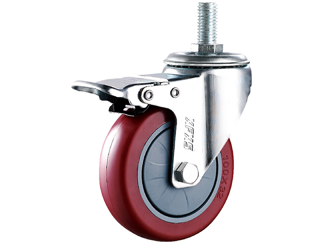 American style medium-sized plastic core polyurethane wheel
