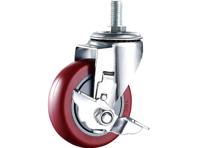 American style medium-sized plastic core polyurethane wheel