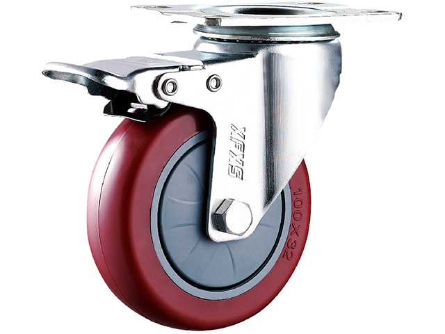 American style medium-sized plastic core polyurethane wheel