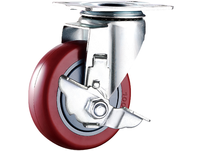 American style medium-sized plastic core polyurethane wheel