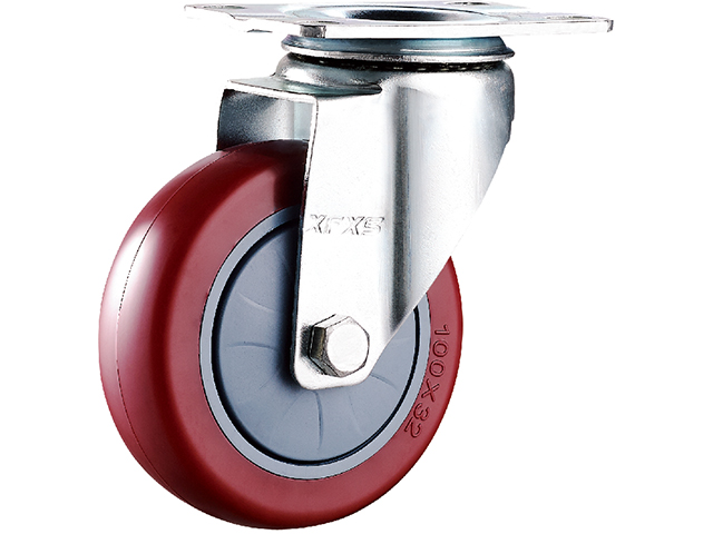 American style medium-sized plastic core polyurethane wheel