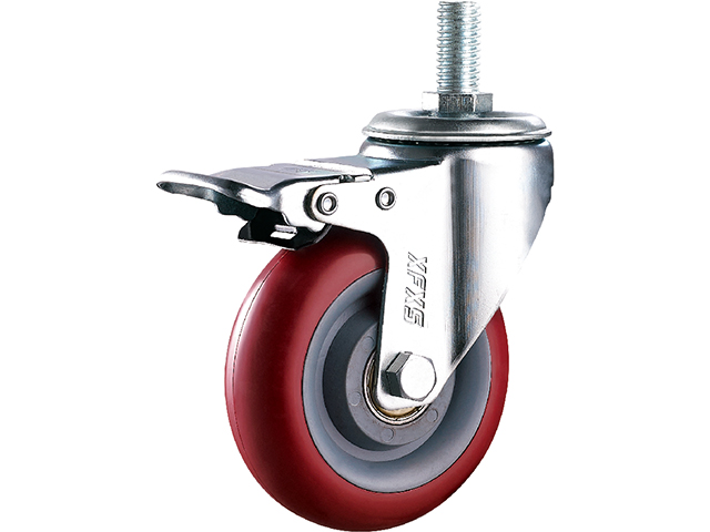 American style medium-sized plastic core polyurethane wheel