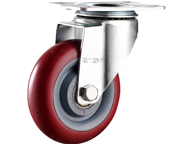 American style medium-sized plastic core polyurethane wheel
