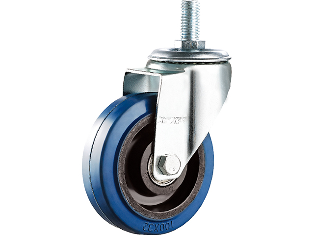 American medium-sized plastic core elastic rubber wheel