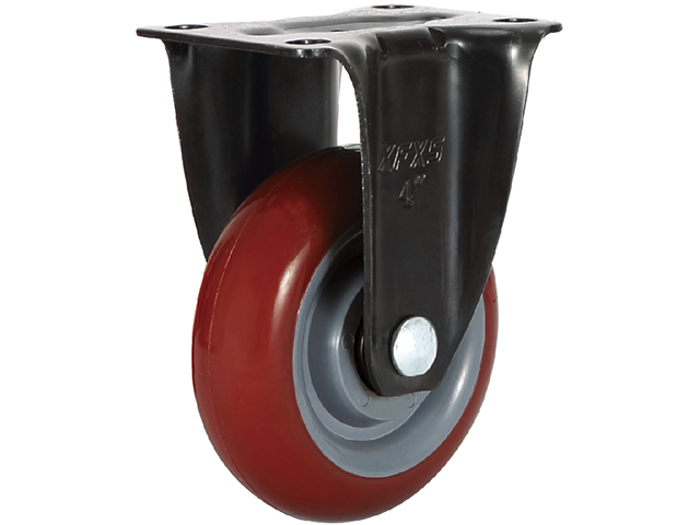 American style medium-sized electrophoretic plastic core polyurethane wheel