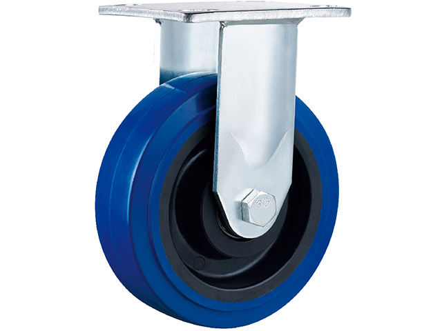 American heavy-duty plastic core elastic rubber wheel